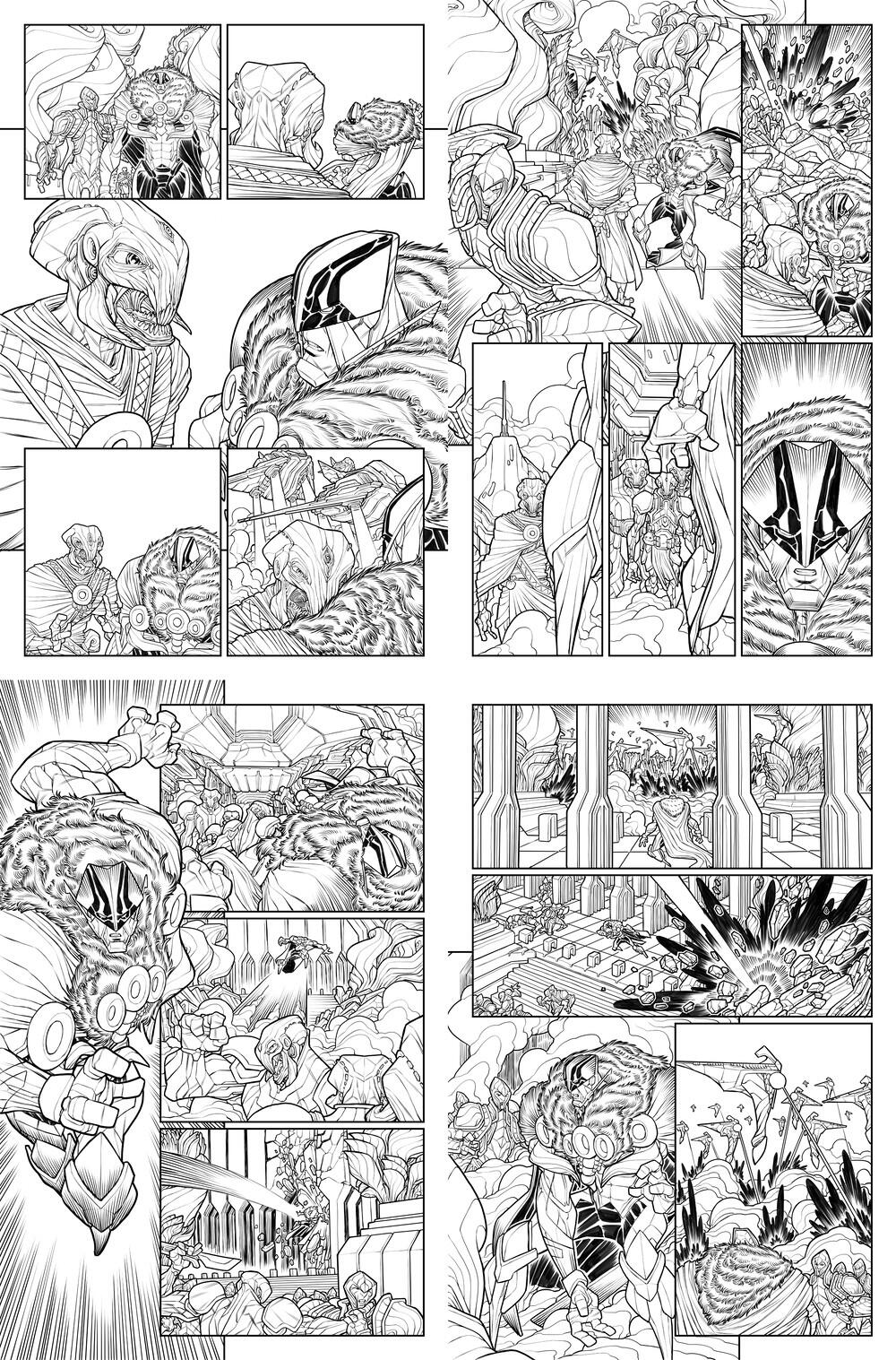 Fallen Suns: Issue 1, pg 12-15.