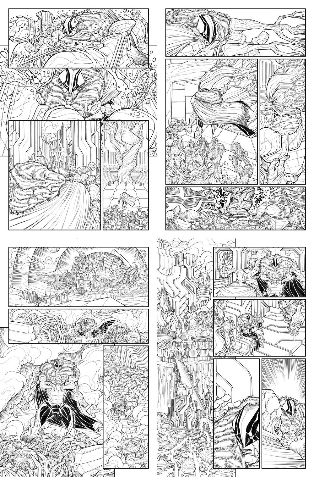 Fallen Suns: Issue 1, pg 2-5.