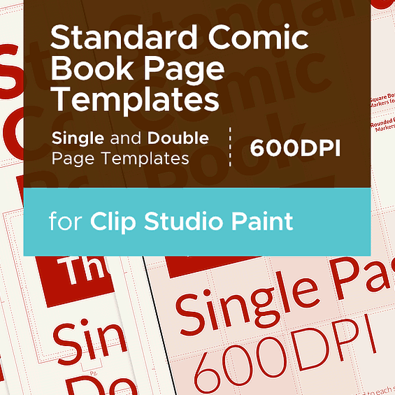 Standard Comic Book Page Templates.